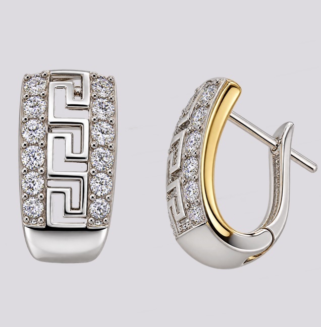 Brincos Ouro c/ Pedras – Cód. 9502343