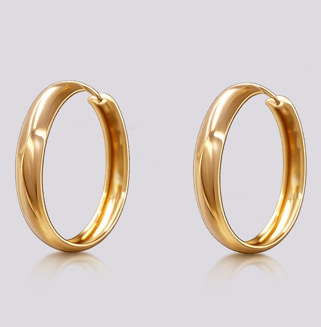 Argolas Brincos Ouro – Cód. 9206933