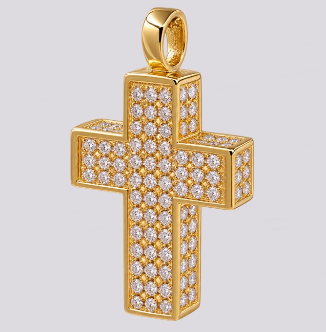 Medalha Cruz Ouro – Cód. 9505705