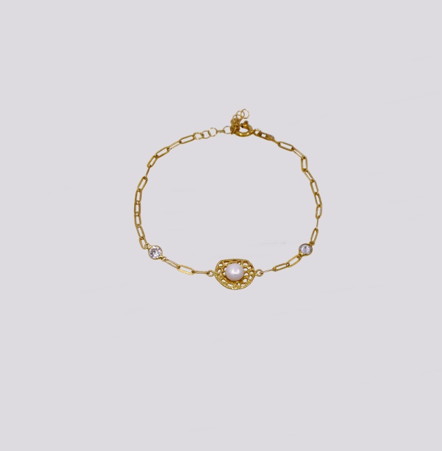 Pulseira Prata Pérola – Cód. 7015647