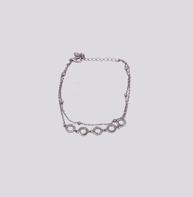 Pulseira Dupla Prata – Cód. 7018527