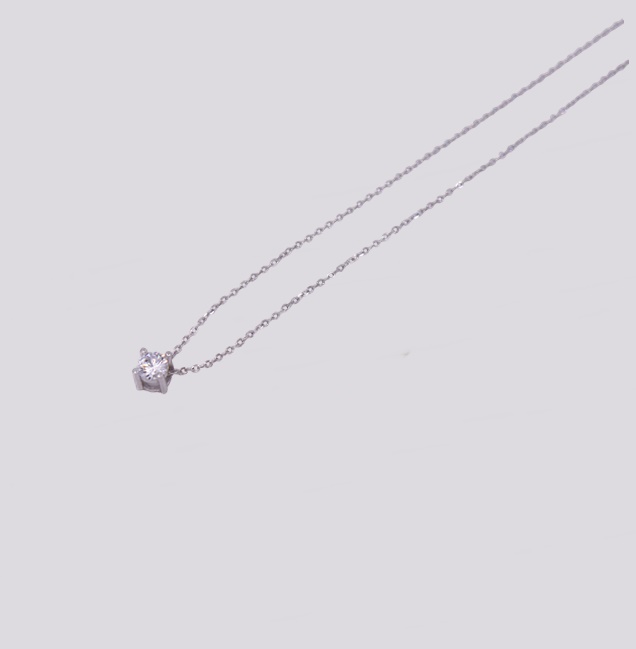 Colar Prata Solitário – Cód. 7007451