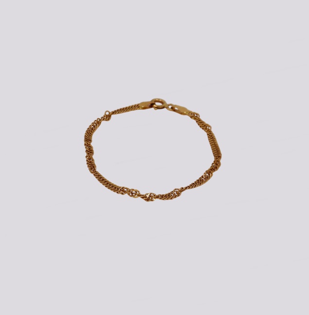 Pulseira Ouro Malha Singapura – Cód. 172056
