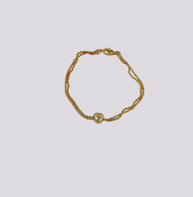 Pulseira Prata Coração – Cód. 7015827
