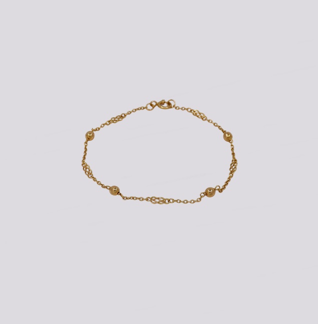 Pulseira Ouro – Malha Cadeado – Cód. 9207400