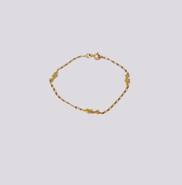 Pulseira Ouro – Golfinhos – Cód. 9206148