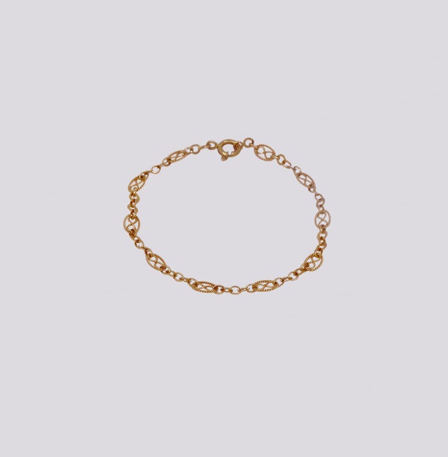 Pulseiras Ouro – Malha Trancelim – Cód. 9207399