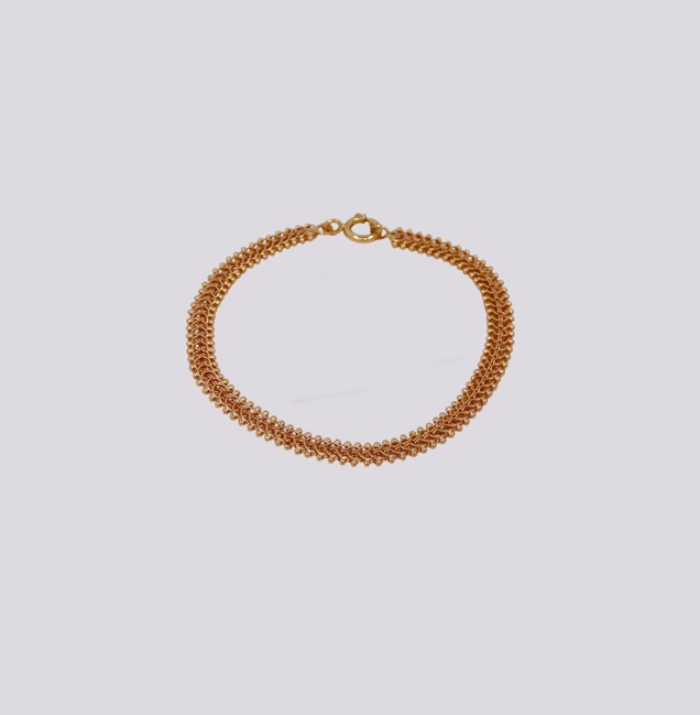 Pulseira Ouro – Malha Centopeia – Cód. 9208817