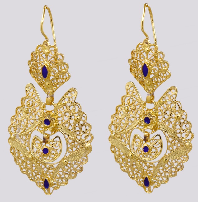 Brincos Prata Filigrana – Cód. 7022115