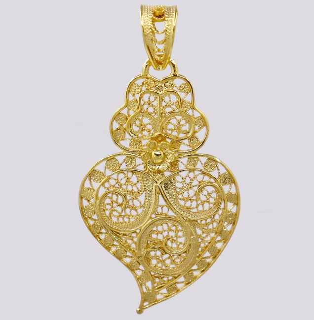 Medalha Coração de Viana em Filigrana – Cód. 272184