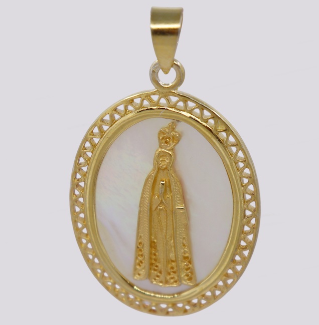 Medalha Madrepérola – Nossa Senhora de Fátima – Cód. 7022613