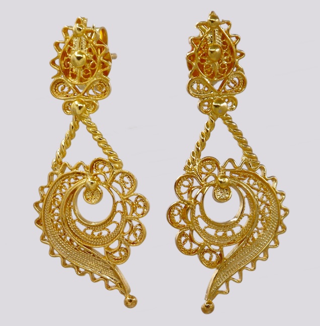 Brincos Prata Filigrana – Cód. 7023405