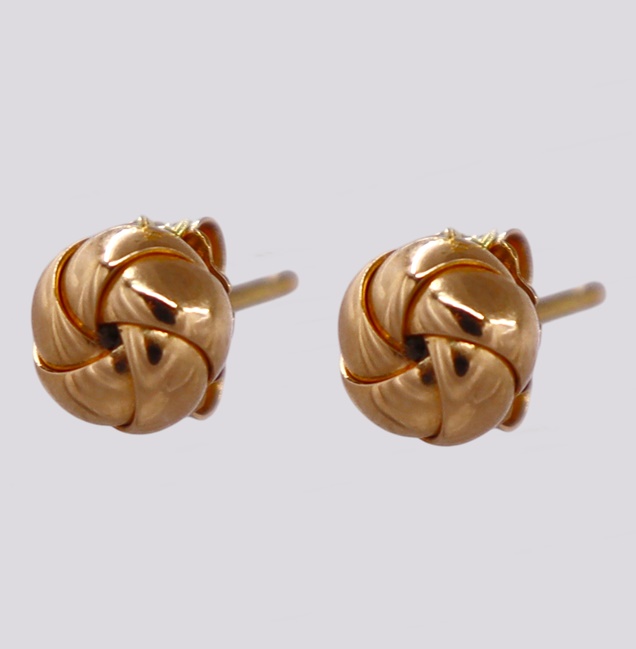 Brincos Ouro Nó – Cód. 9608197