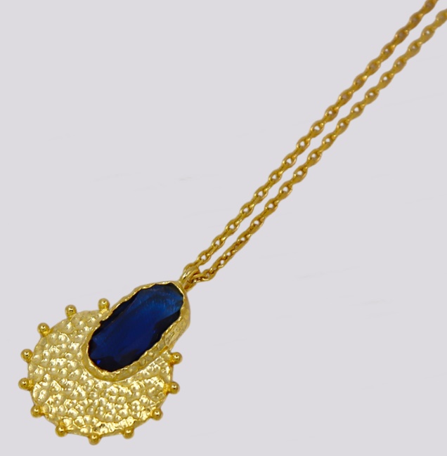 Colar Prata Azul – Cód. 7023392