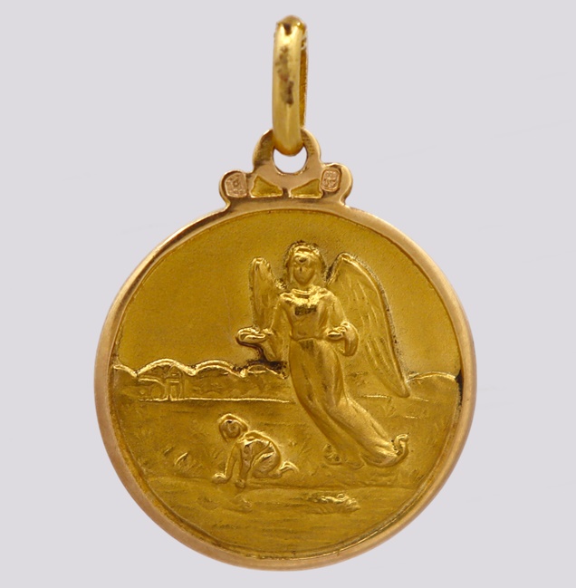 Medalha Ouro Anjo da Guarda – Cód. 161571