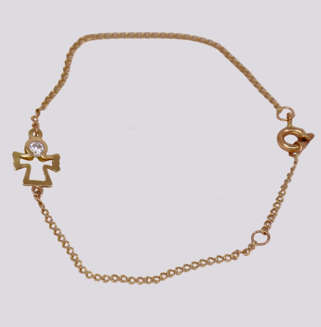 Pulseira Ouro – Anjo – Cód. 7023099