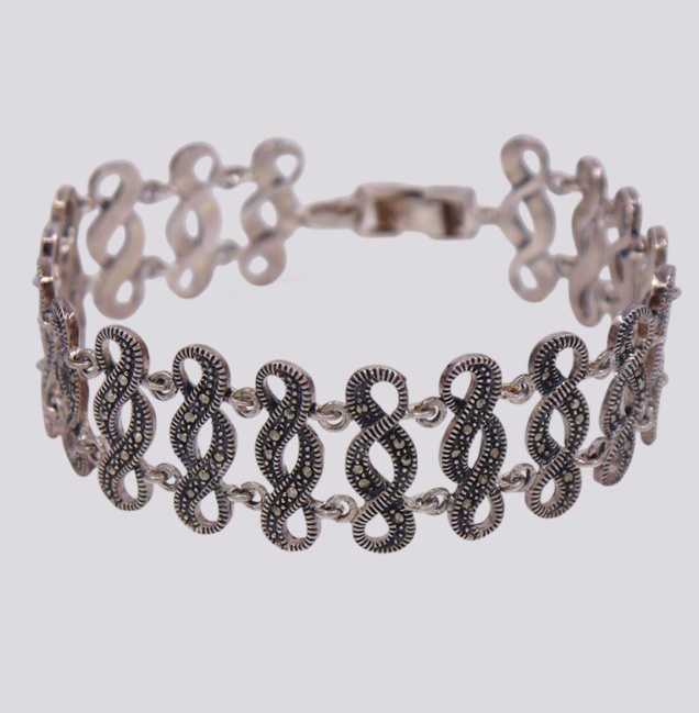 Pulseira Prata Marcassites – Cód. 7017734