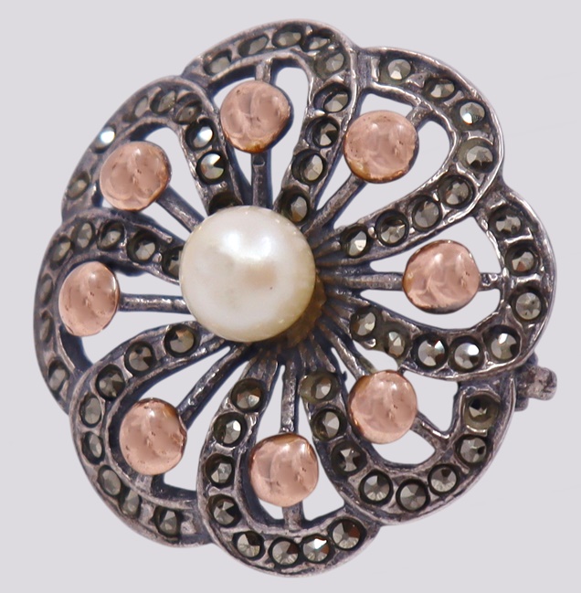 Alfinete Prata e Ouro – Cód. 9207979