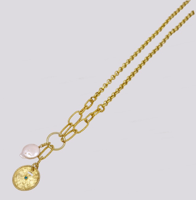 Colar Prata com Pérola – Cód. 9510538