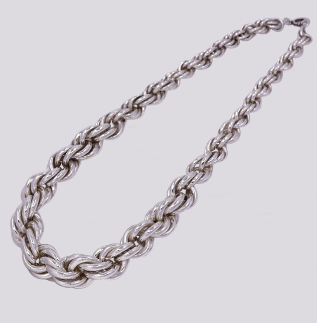 Colar Prata – Malha Corda – Cód. 9509811