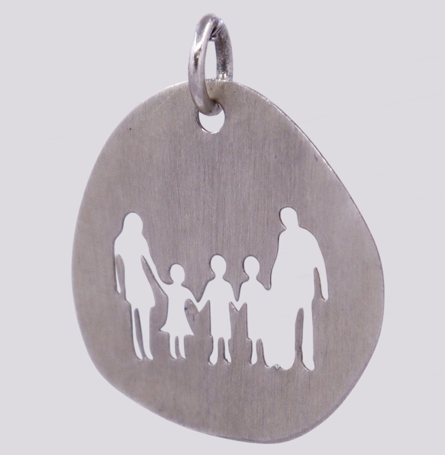 Medalha Família Prata – Cód. 9508771