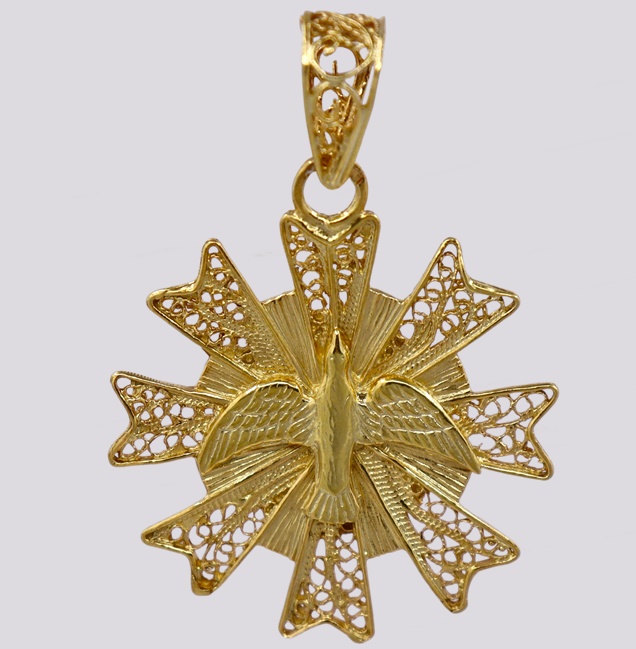 Medalha Prata Filigrana – Espírito Santo – Cód. 9508623
