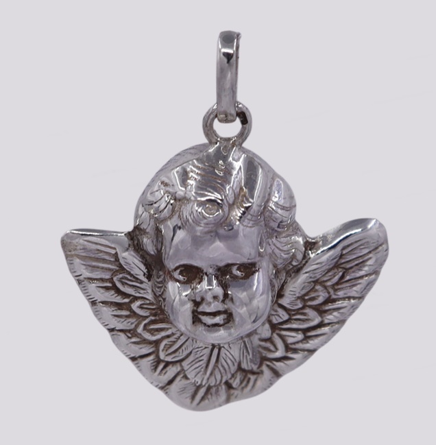 Medalha Pendente Anjo da Guarda Prata – Cód. 9207944