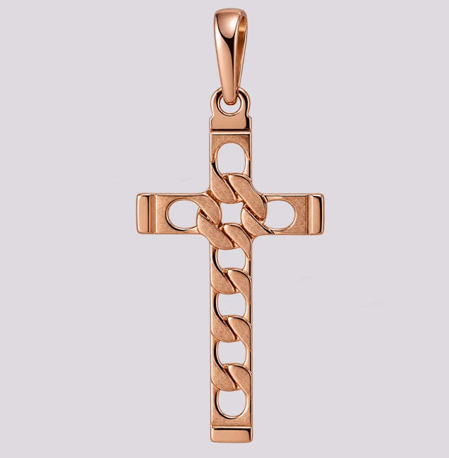 Medalha Cruz Ouro – Cód. 9608460