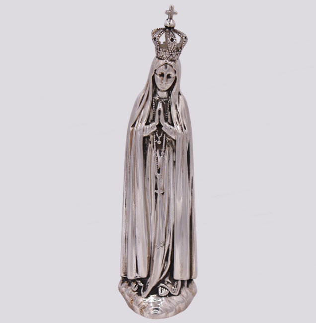 Bibelot Prata – Nossa Senhora de Fátima – Cód. 260800
