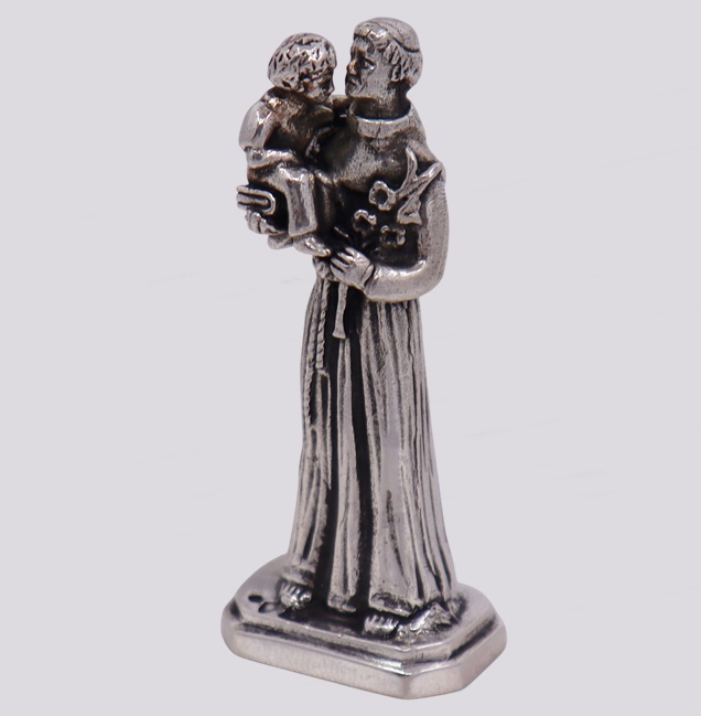 Bibelot Prata – Santo António com Menino – Cód. 260798