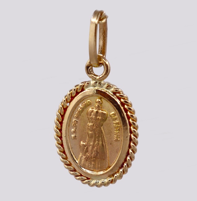 Medalha Ouro – N. Sra. de Fátima e Pastorinhos – Cód. 7023115