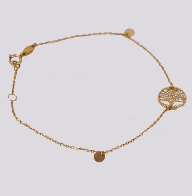 Pulseira Ouro Árvore da Vida – Cód. 7017671