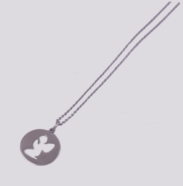 Colar Prata – Anjo da Guarda – Cód. 7023838