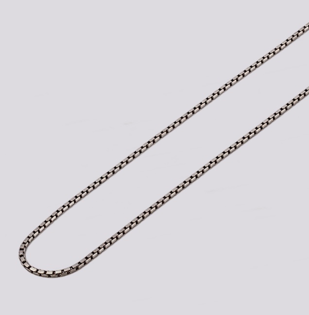 Colar Fio Malha Veneza em Ouro Branco – Cód. 9512817